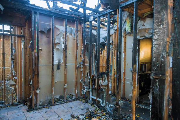 Professional Fire Damage Removal technician working in Jeannette, PA
